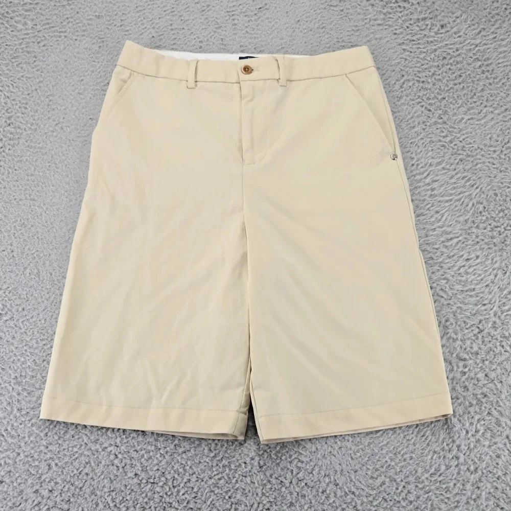 Polo Ralph Lauren Shorts Boys 16 Tan Preppy Pony Chino Flat Front School